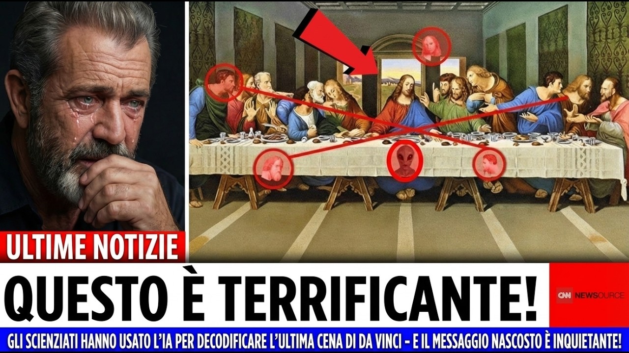 L'IA Ha Finalmente Decifrato Il Messaggio Nascosto Nell'Ultima Cena Di Da Vinci — È INQUIETANTE