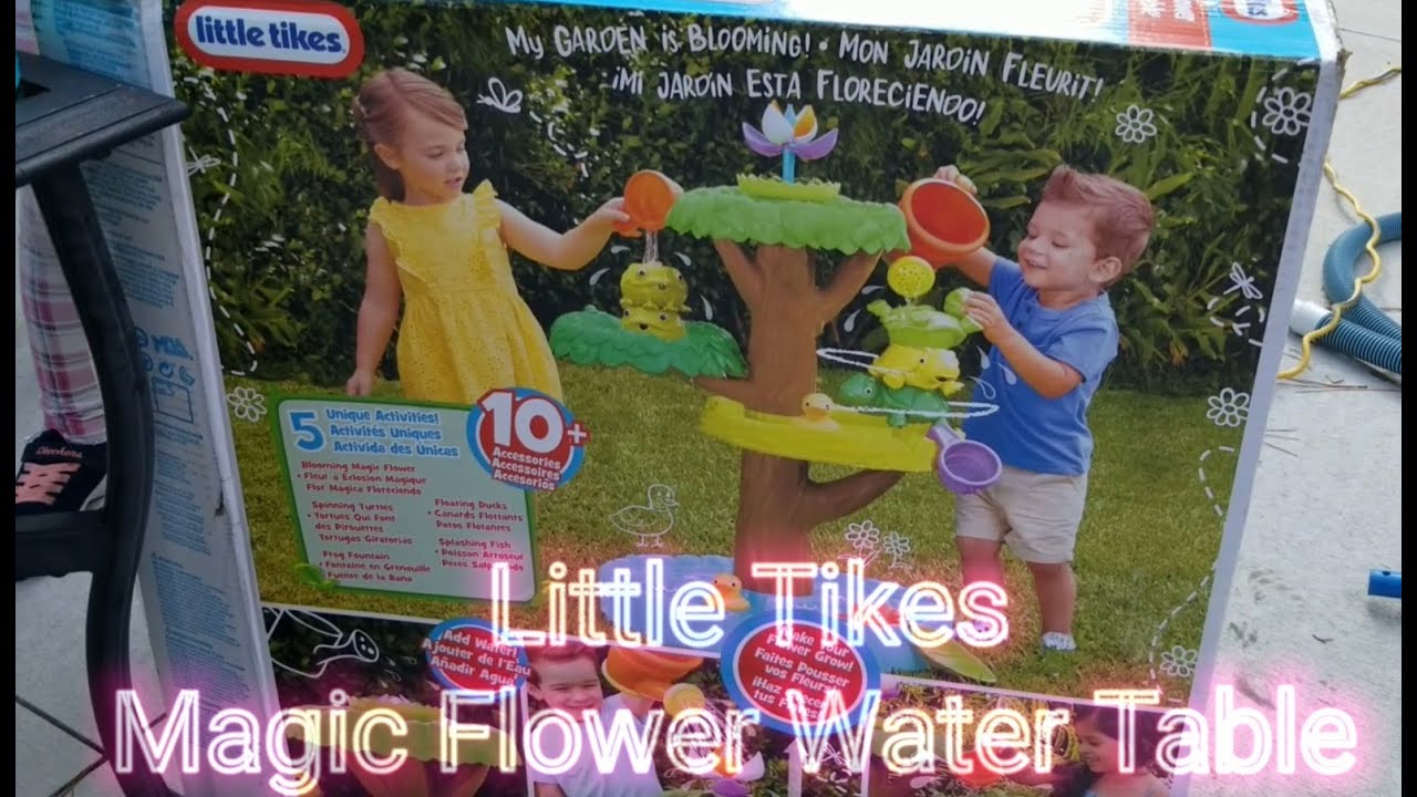 Little Tikes Magic Flower Water Table Unboxing