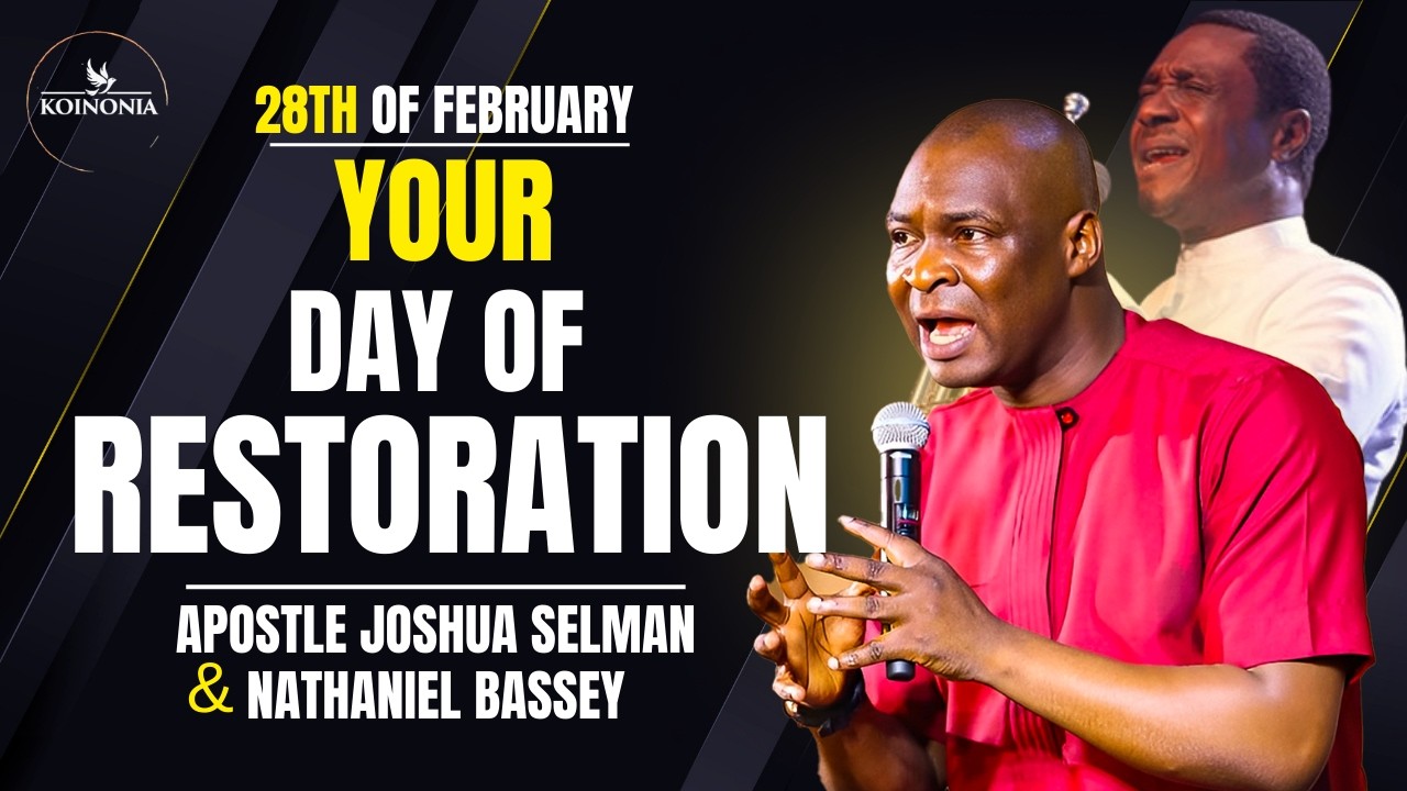 YOUR DAY OF RESTORATION IS HERE! | Apostle Joshua Selman & Nathaniel Bassey | Hallelujah Challenge