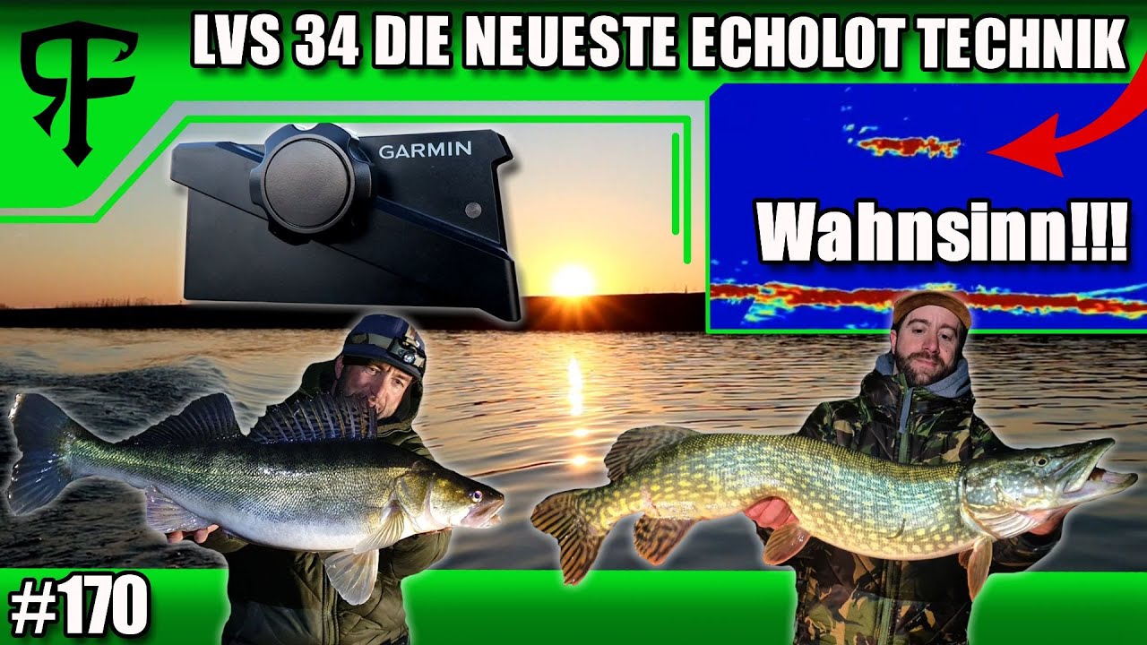 Große ZANDER & Dicke HECHTE | Die neueste Echolottechnik LVS 34 Livescope Plus