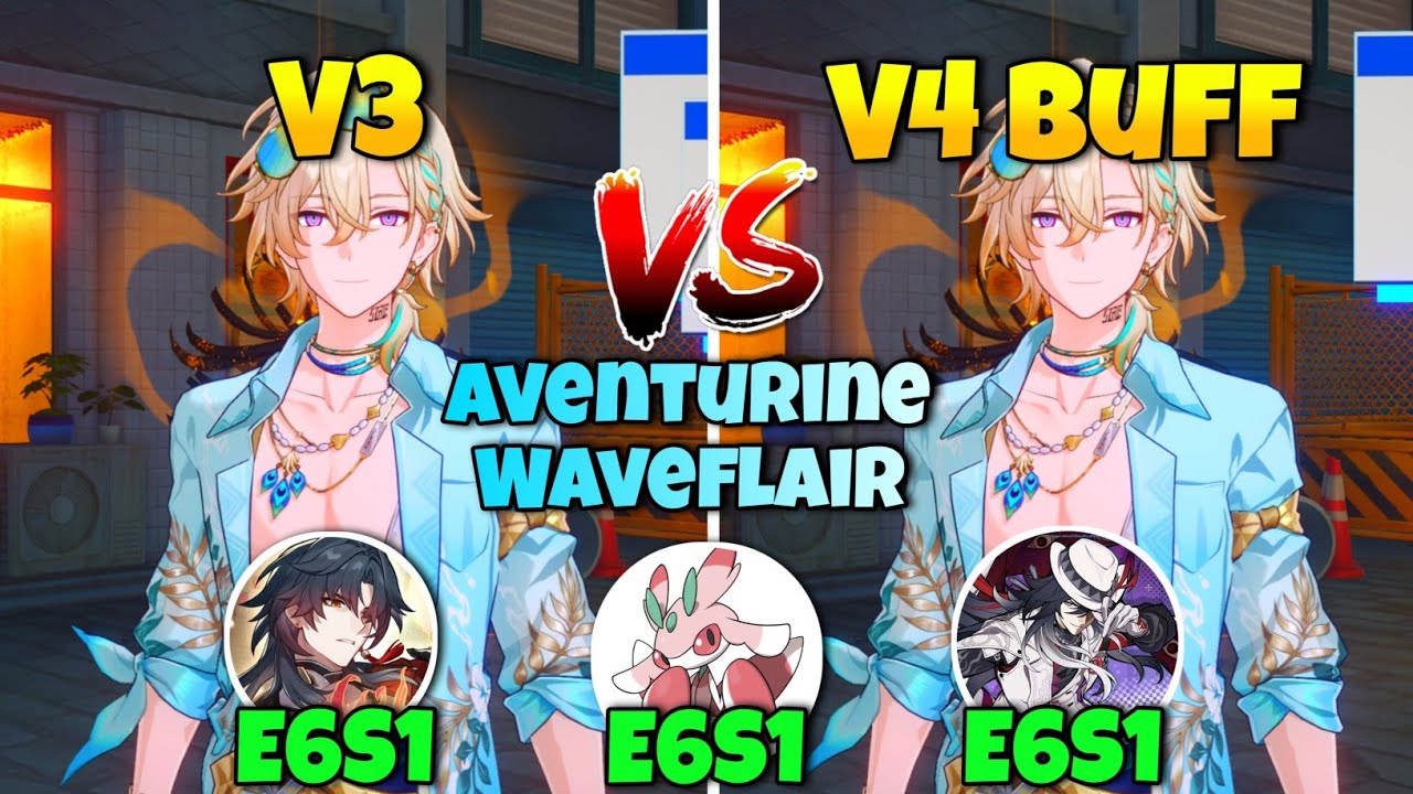 V4 BUFF IS HERE! V3 E6S1 AVENTURINE SP VS V4 E6S1 AVENTURINE SP VS V4.4 ANOMALY ARBITRATION
