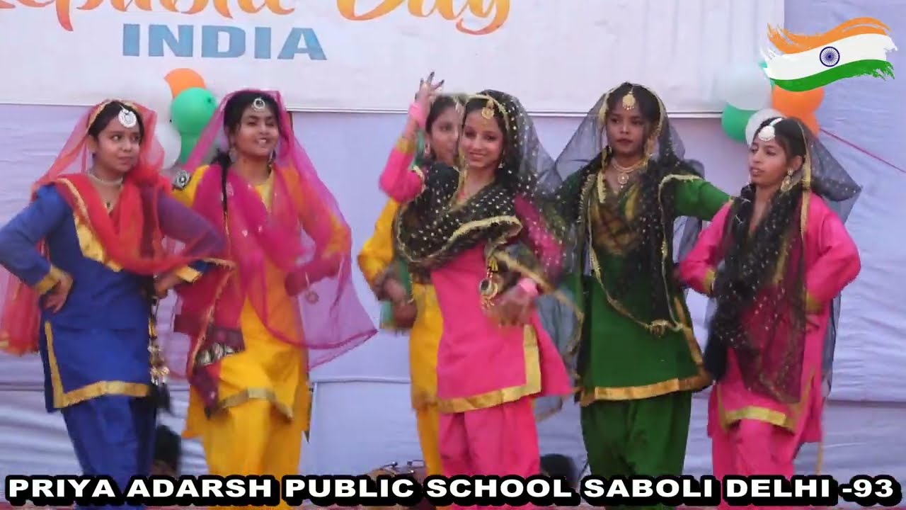 PRIYA ADARSH PUBLIC SCHOOL SABOLI DELHI 110093 REPUBLIC DAY CELEBRATION 2025
