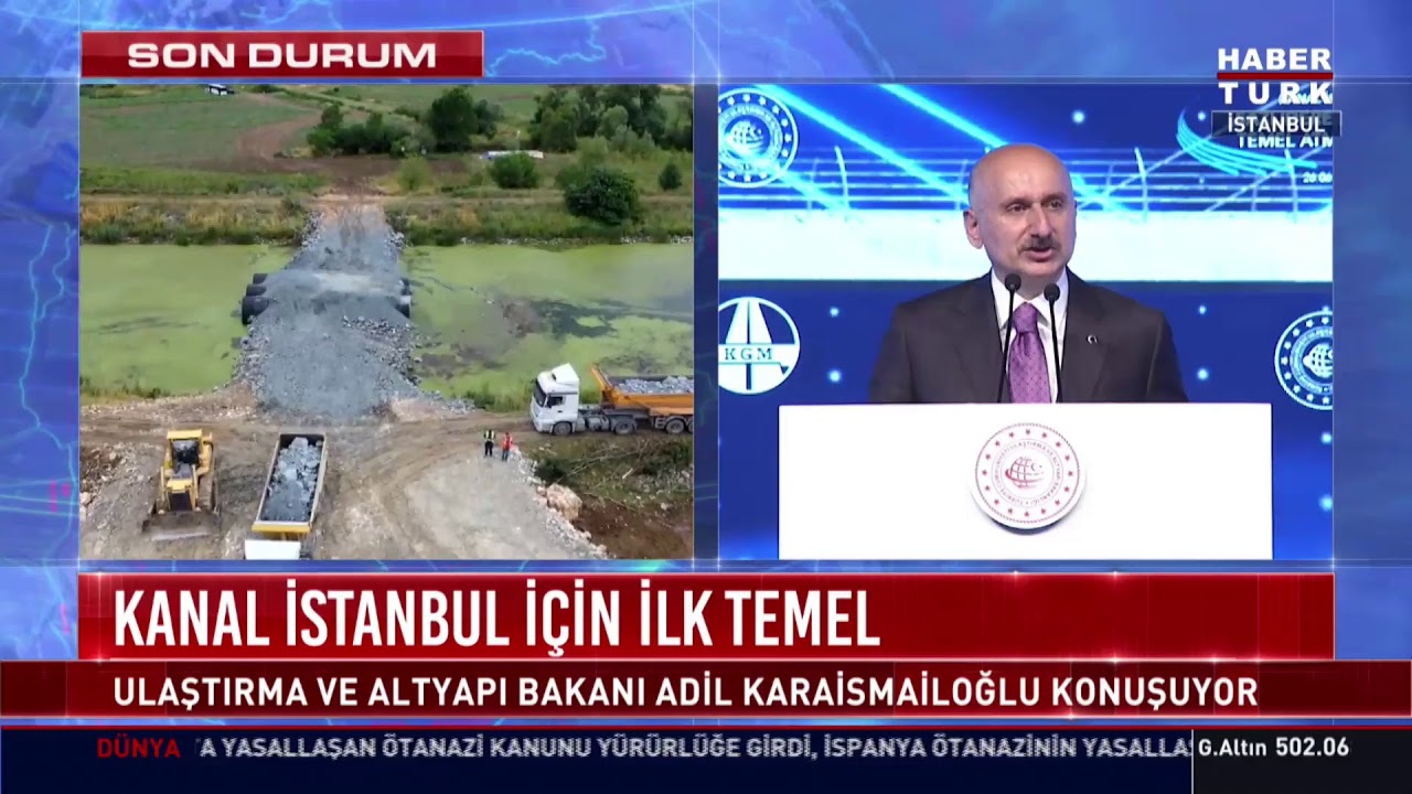 Ulaştırma ve Altyapı Bakanı Adil Karaismailoğlu konuşuyor #CANLI