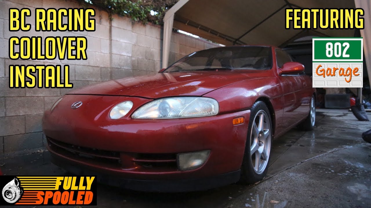 Lexus SC400 Drift Build. Ep.49 - Installing BC Racing BR Coilovers feat. 802 Garage