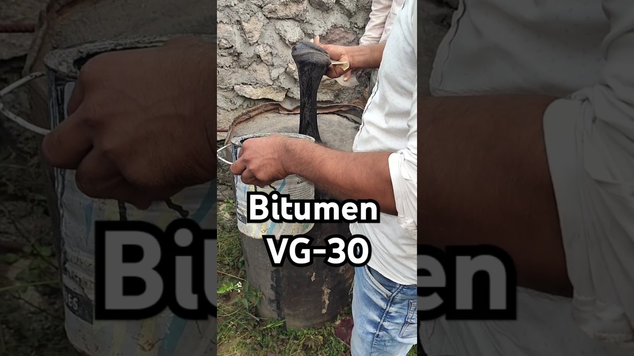 Bitumen VG-30 road #roadconstruction #bitumen #road #construction #highway #hotmixplant #shorts #mix