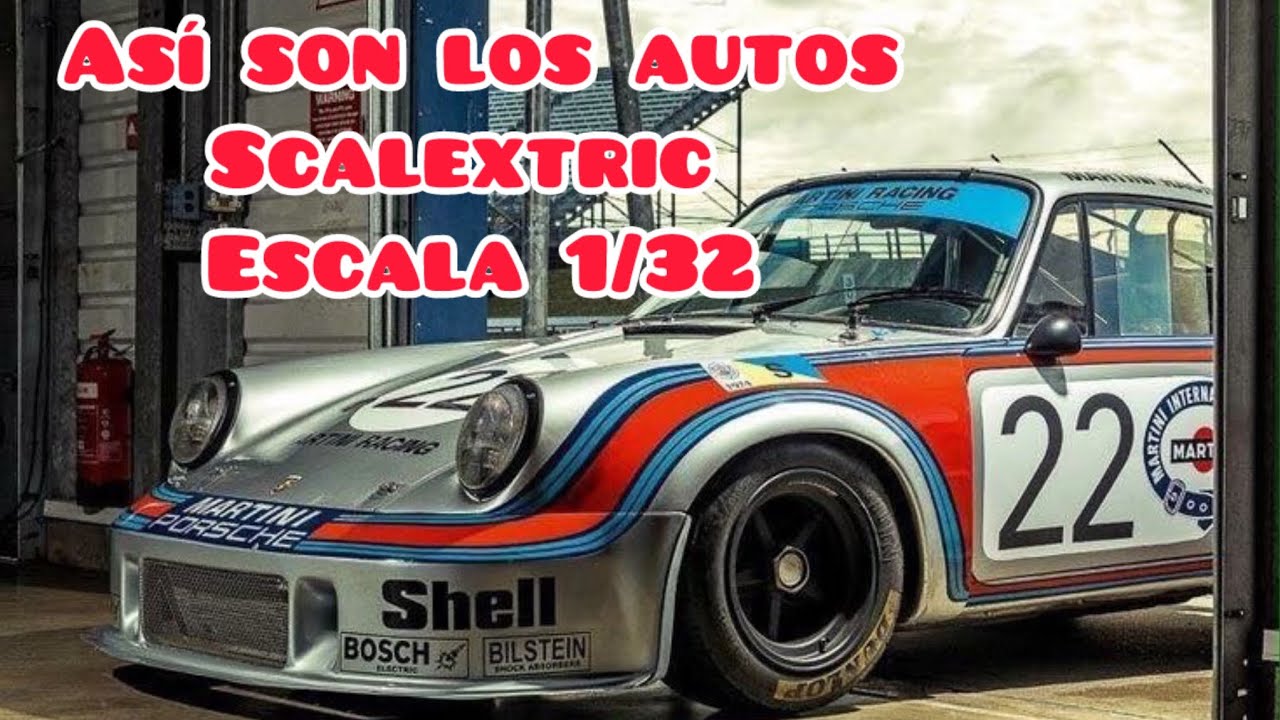 As&iacute; son los autos Scalextric escala 1/32