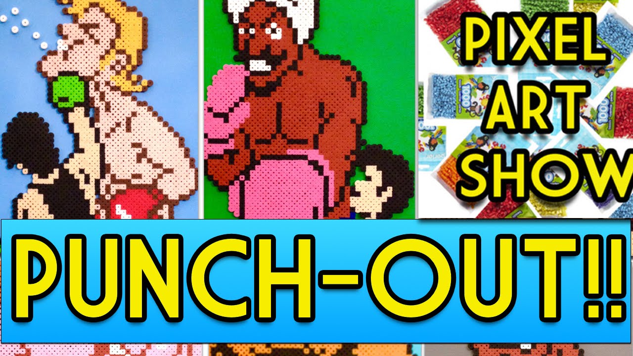 Perler Bead Punch-Out!! - EVERY Character - Pixel Art Show