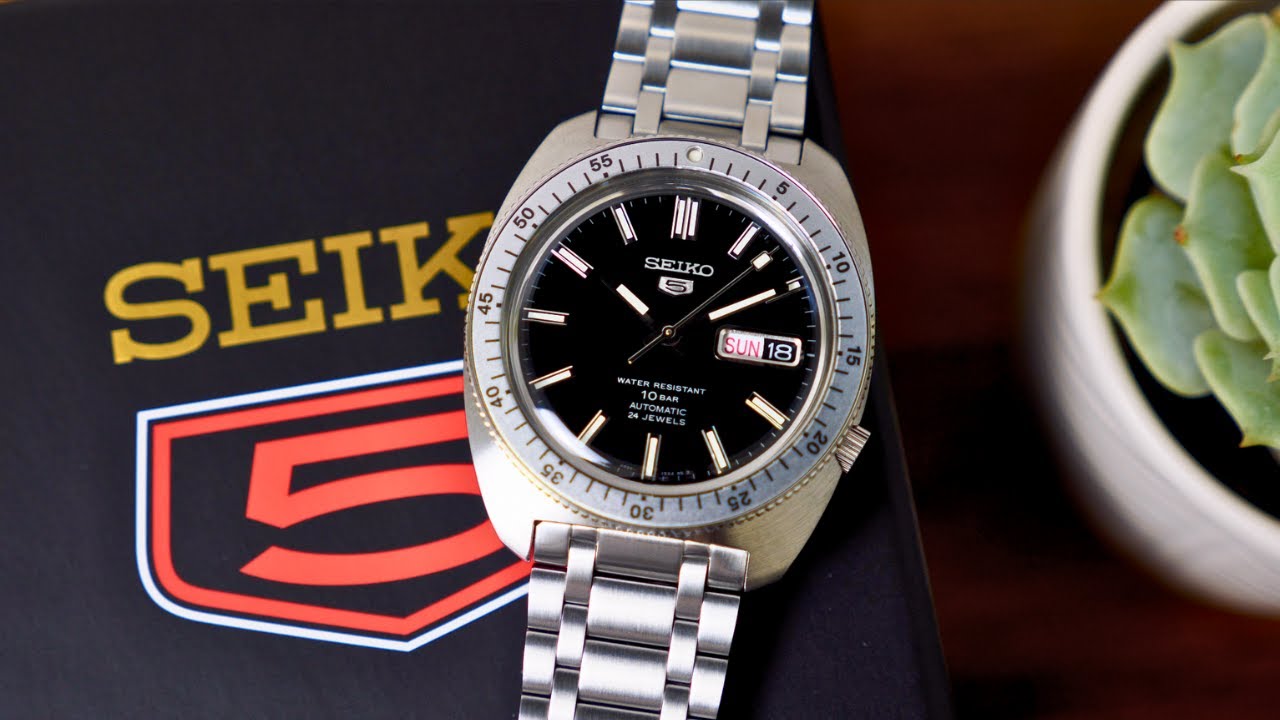 Seiko 5 Sports SRPL93 Black Dial Gene Kranz Unboxing