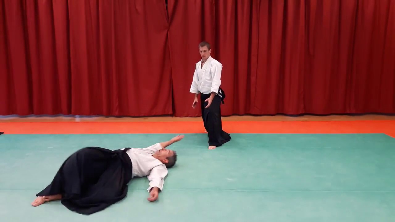 Tachi waza, Yokomen uchi, Kokyu nage