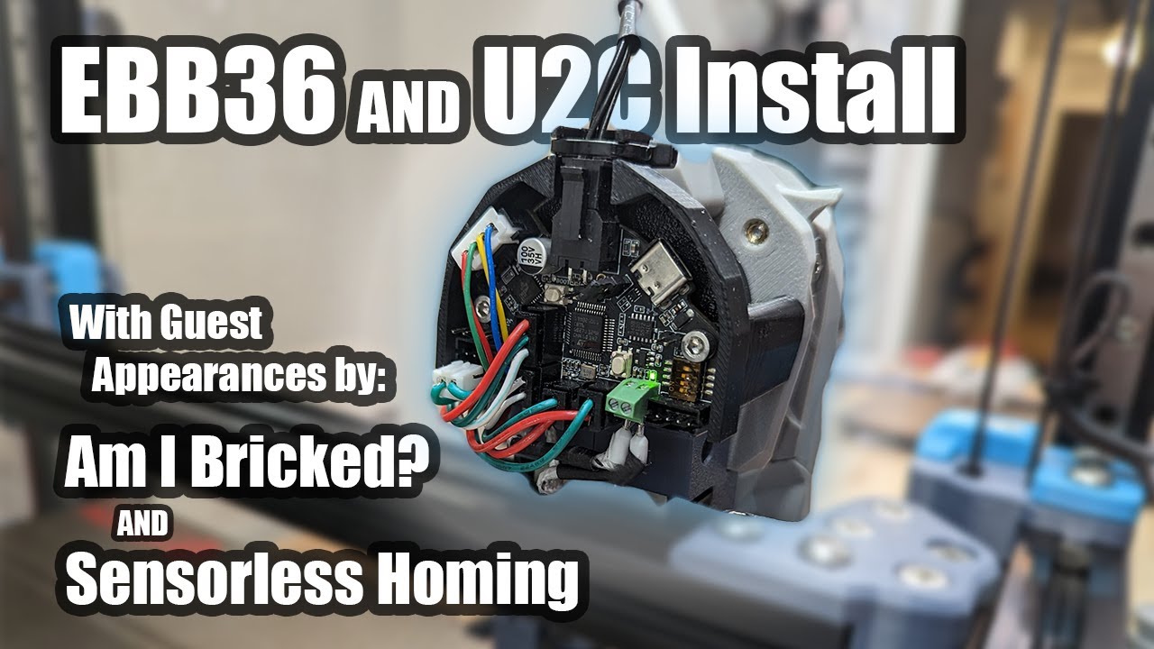 Voron 2.4 EBB36 v1.1 and U2C v1.1 Sensorless Install - Bonus Problems Included!