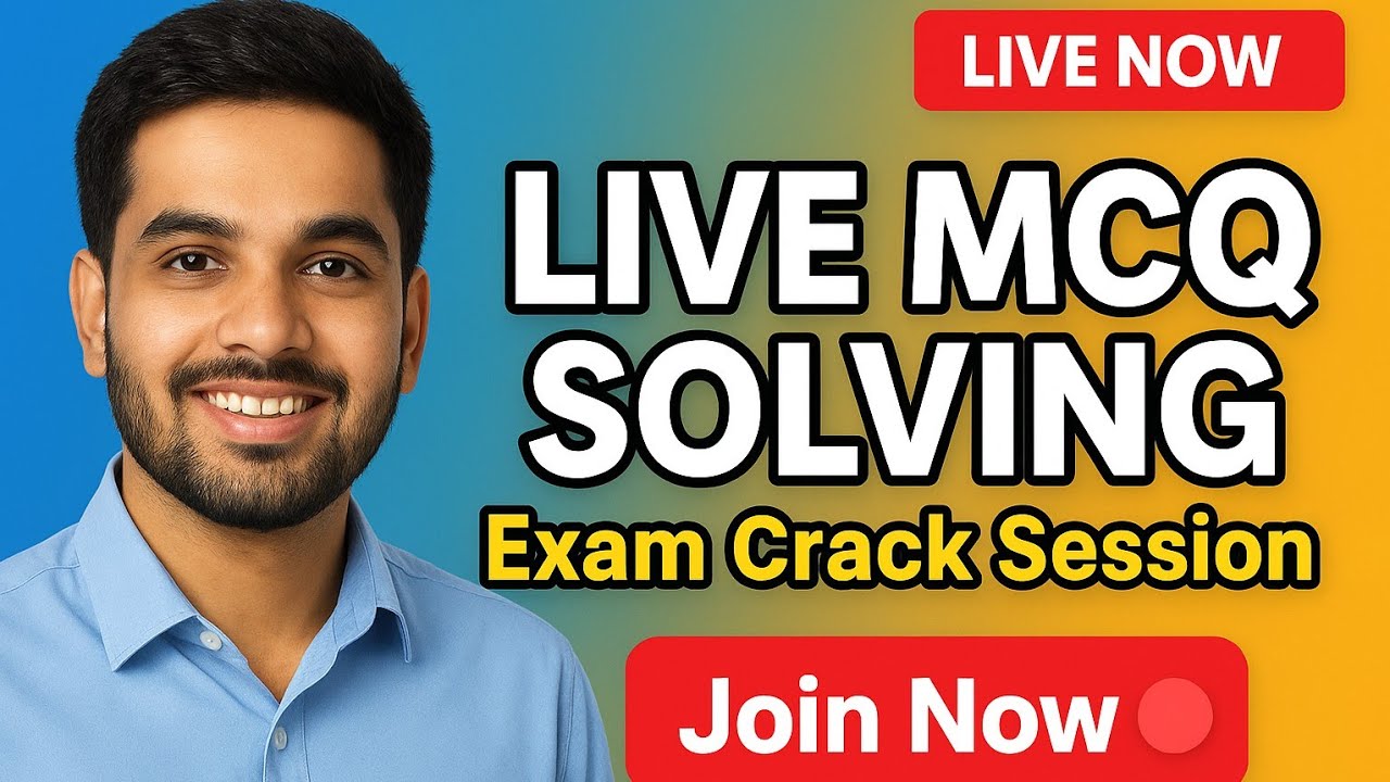 LIVE MCQ Solving 🔴 | Pharmacy Exam Crack Session | Score Booster MCQs