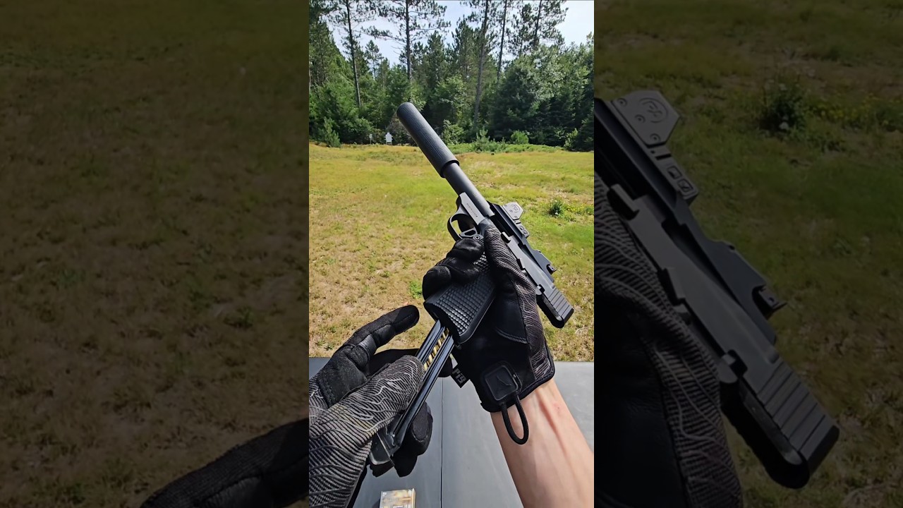 Suppressed .22lr | B&T Print X Tiger .22 on the Browning Buckmark