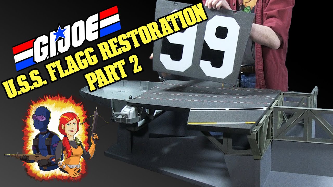 G.I. Joe U.S.S. Flagg Restoration: Part 2 - Restore the Flagg Hasbro 1985