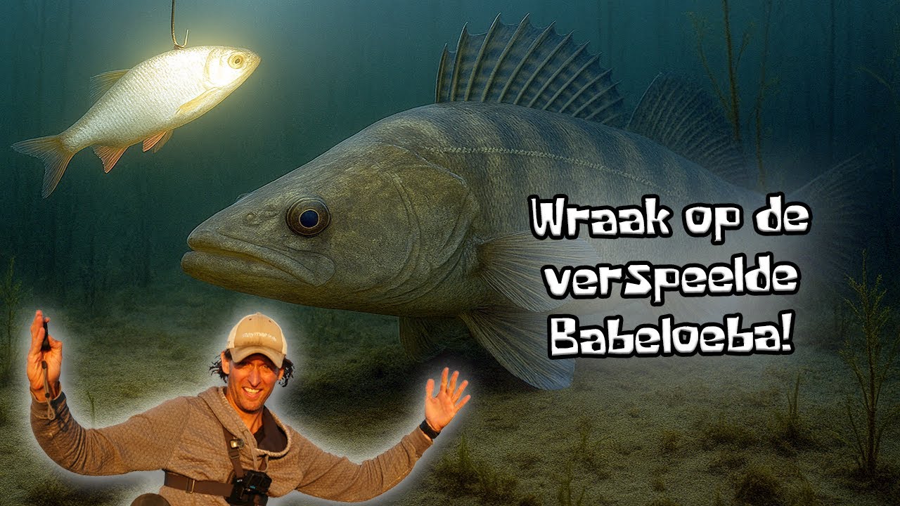 Slecht weer betekend MEGA SNOEKBAARS! (dood aas vissen met de pen)