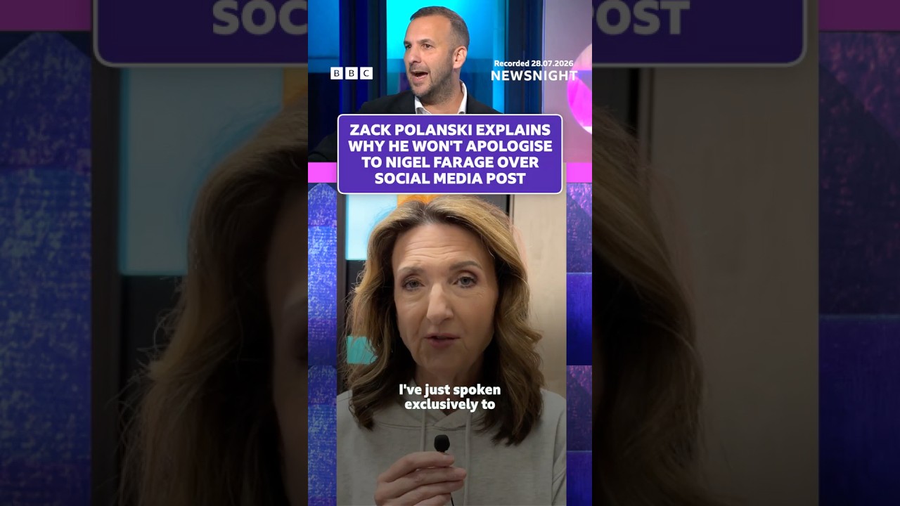 Zack Polanski explains why he won't apologise to Nigel Farage over  social media post