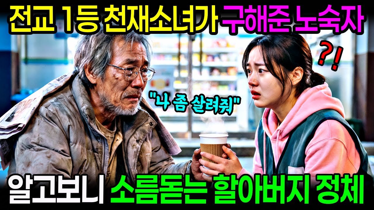 전교 1등 천재소녀가 구해준 노숙자 할아버지, 그 할아버지의 소름돋는 정체는?│노후사연│감동사연│사연라디오