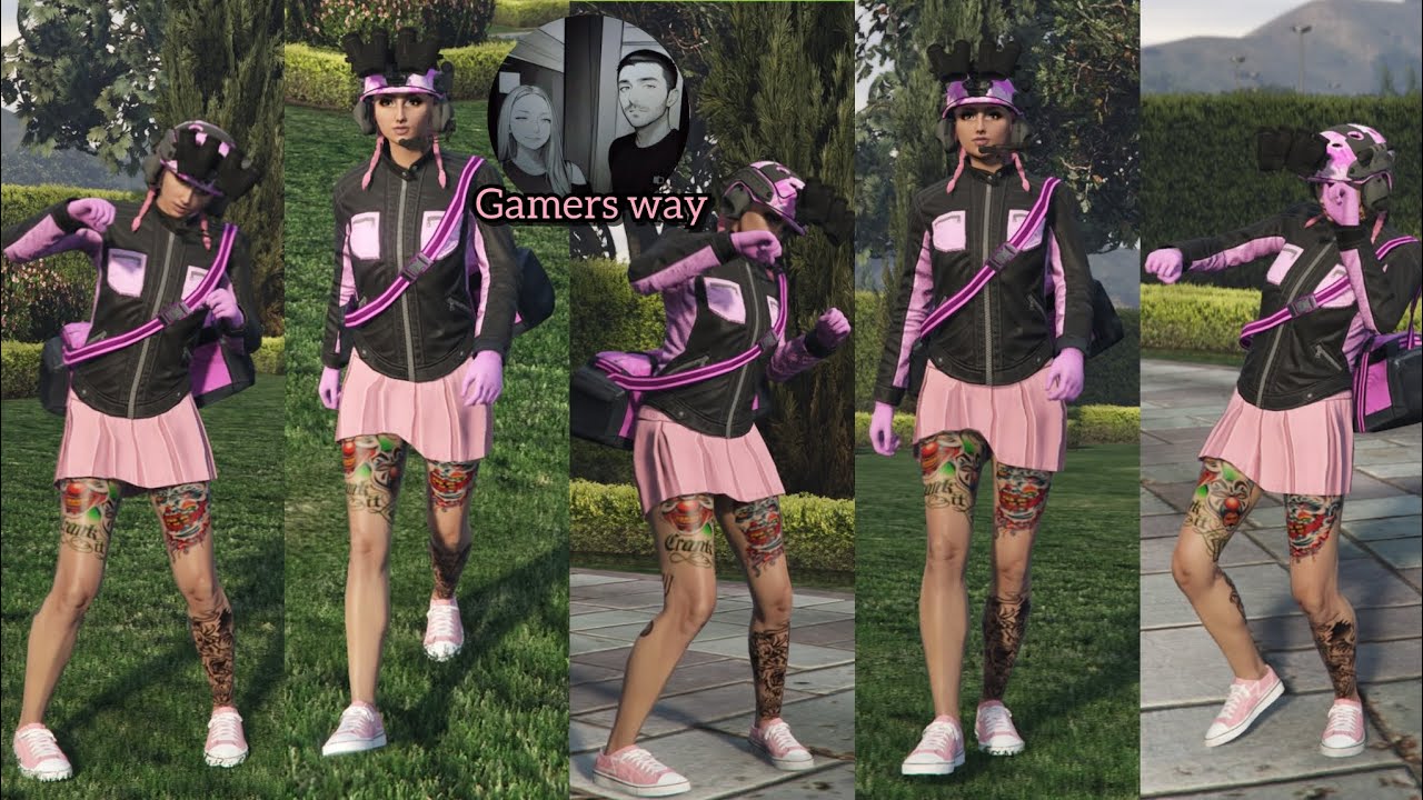 Глитч на мод костюм , без удаление розовый Gta 5 online