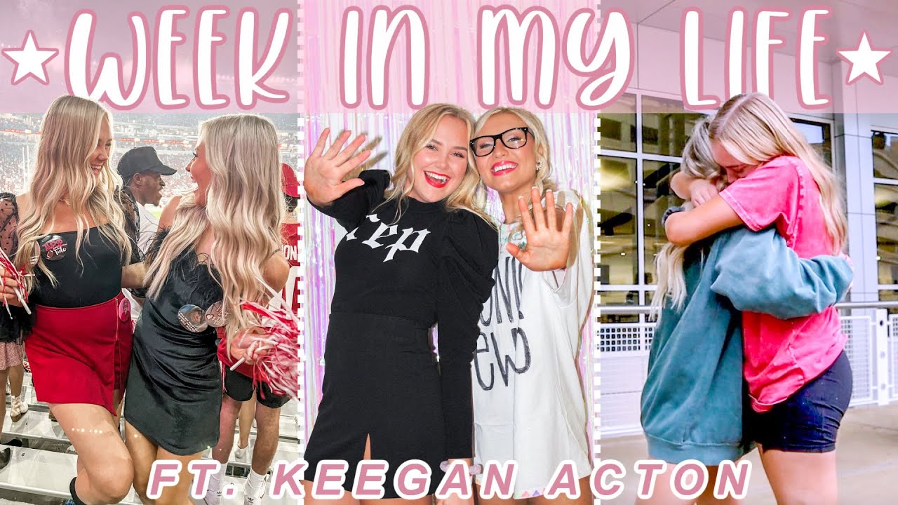 MEETING KEEGAN ACTON! | Week In My Life, Date Party, Wine Night, Homecoming Game | Lauren Norris
