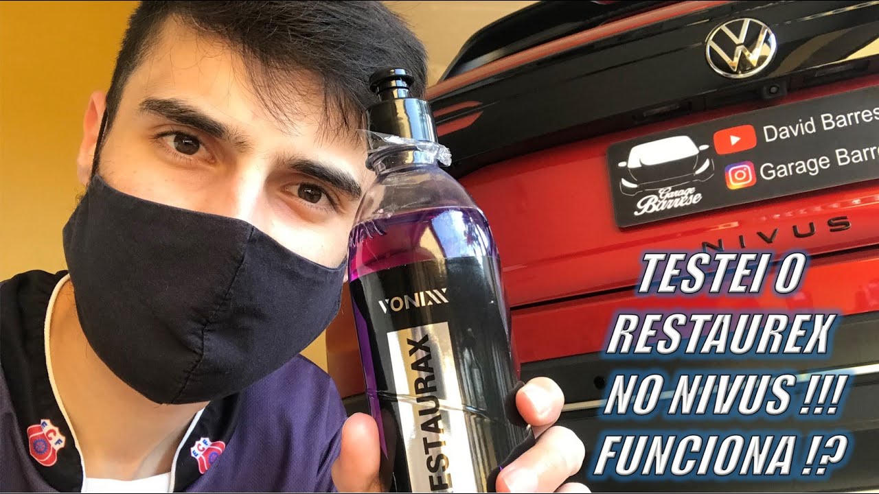 TESTEI O VONIXX RESTAURAX NA PARTE PLÁSTICA EXTERNA DO NIVUS ! RESULTADO FICOU SENSACIONAL !