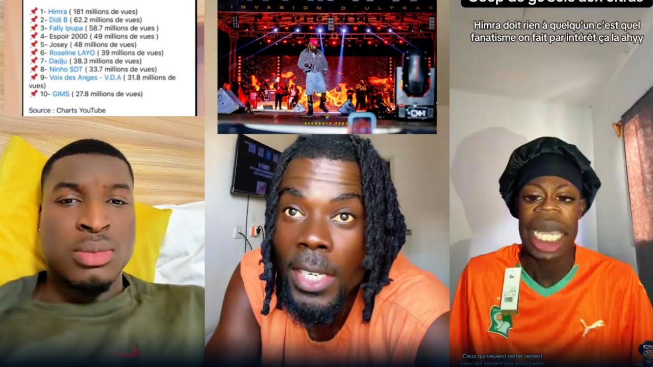 🚨😱 Famille 1⚔️  INCROYABLE HIMRA Détourne DIDI B 😳 avec le Classement Des Artistes Ivoiriens 