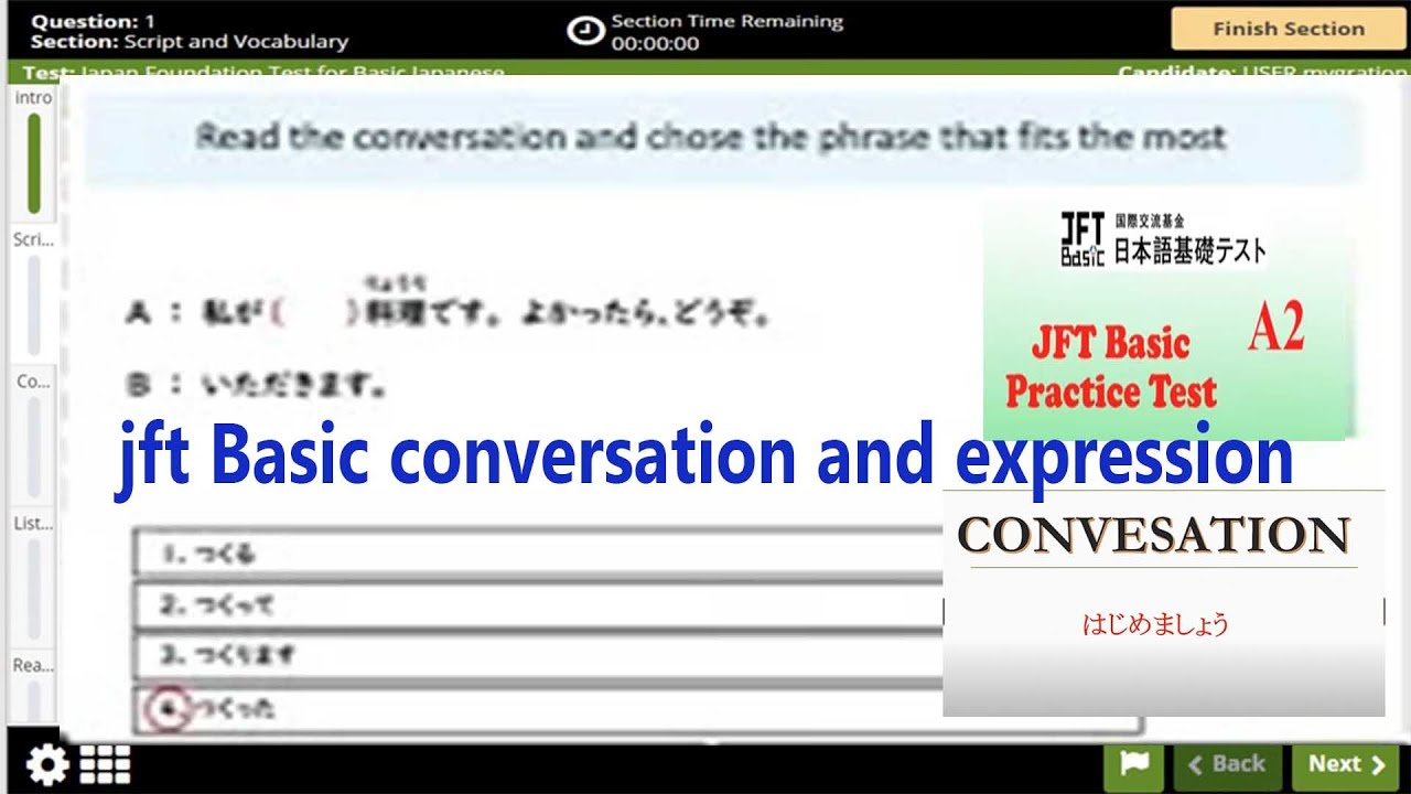 2025 JFT Basic A2 Conversation and Expression questions @jftbasicexaminfo