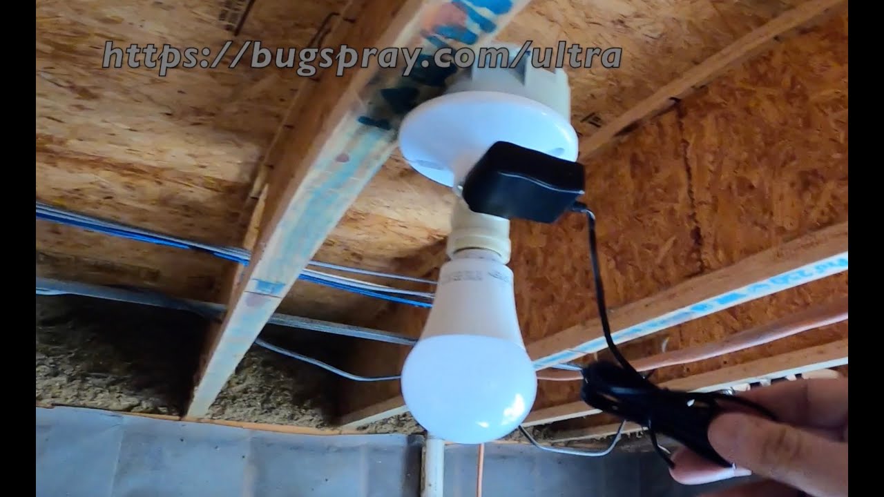 HOW TO ADD A PLUG IN ELECTRIC OUTLET TO A LIGHT BULB FIXTURE | BUGSPRAY.COM