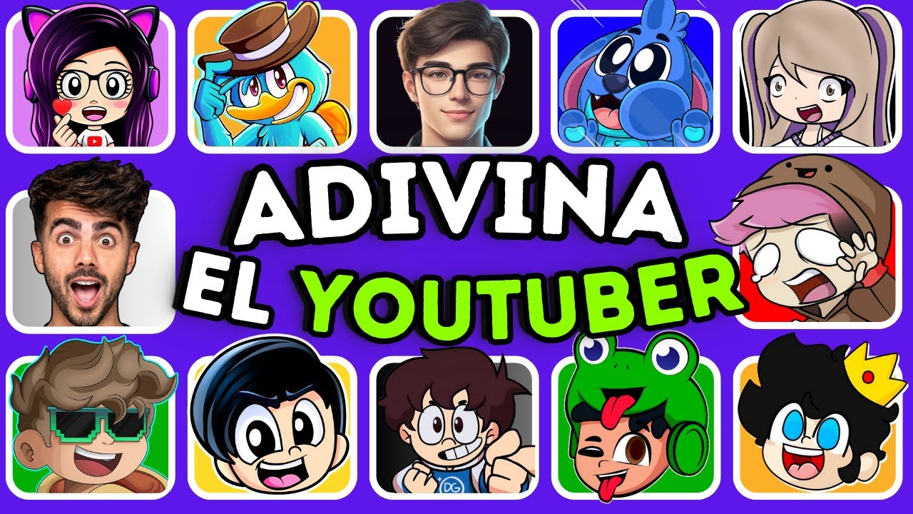 ¡Adivina Quien Canta!😀🎶 Edición Youtubers🥰 Karim Juega, Simba, Dego Boom😀Kori❤️Xturbo🩵MikeCrack😍