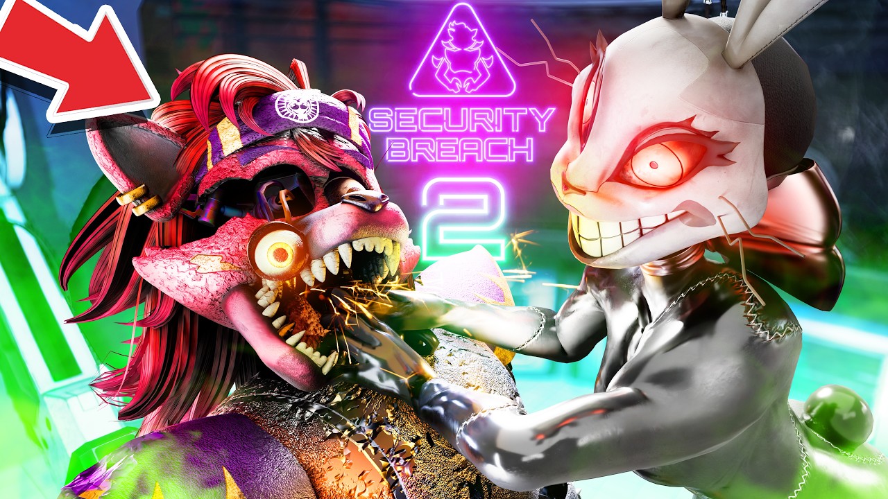 FNAF Security Breach 2: GLAMROCK FOXY is BACK! (INSANE NEW END!)