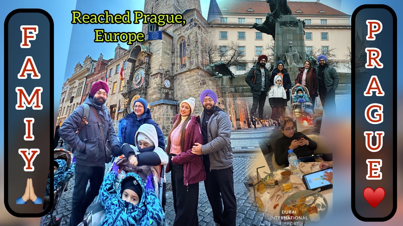 Euro Trip Vlog 2| Abu Dhabi- Prague #trending #funny #viral #airport #family #etihadairways #prague 