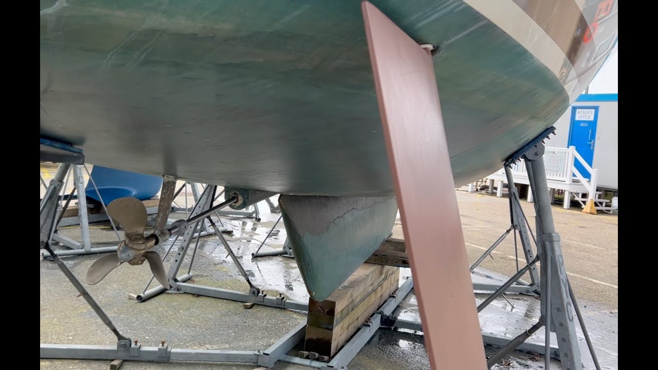 Spade Rudder Installation
