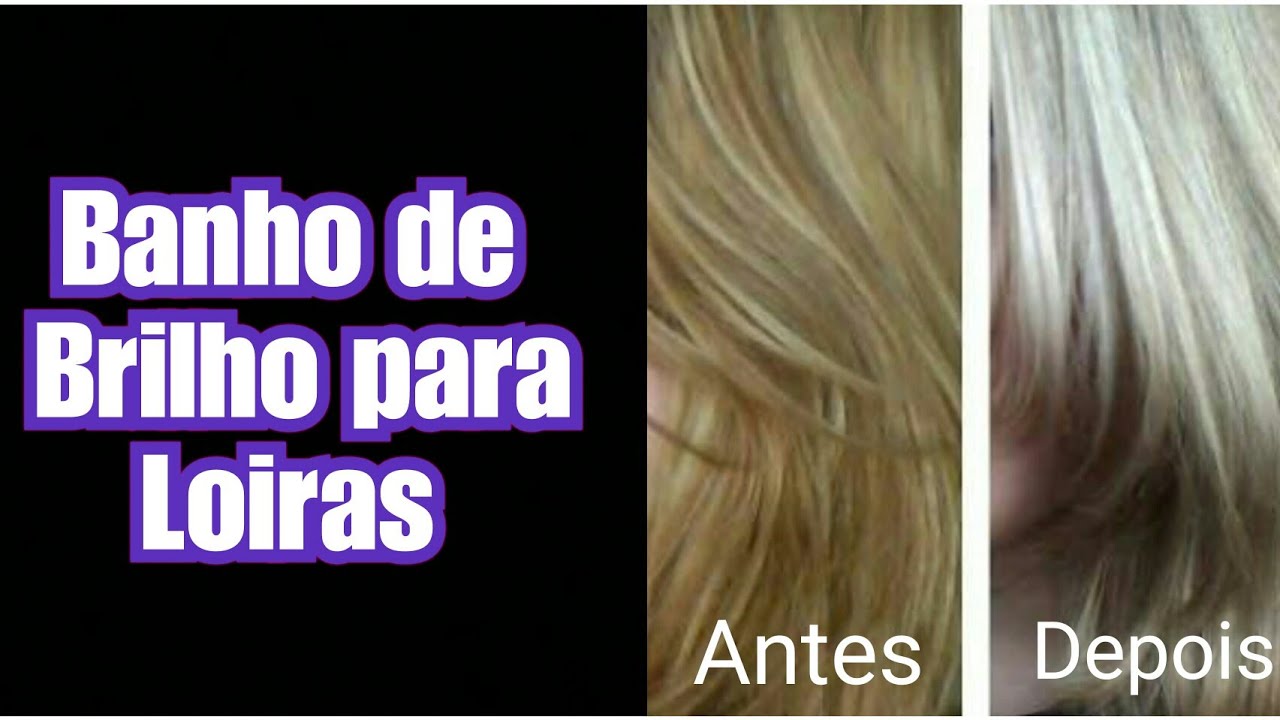 BANHO DE BRILHO | TIRANDO O AMARELADO!♡
