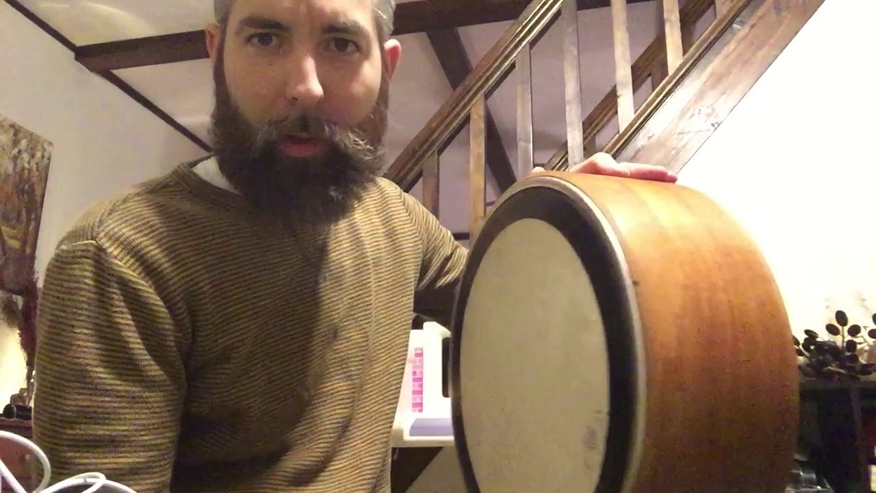 15” Matt Bell ReBellion touchstone bodhrán sound test