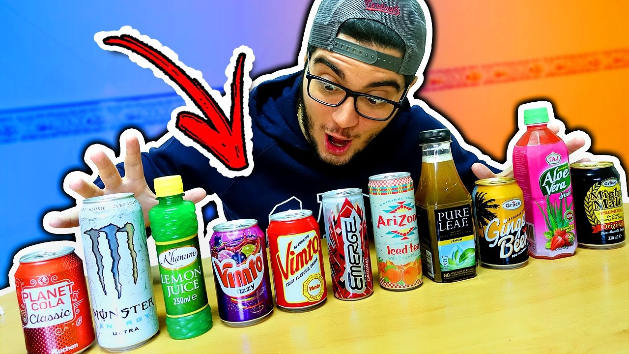 PROVANDO REFRIGERANTES ESTRANHOS DO MERCADO ! ( NOJENTO )