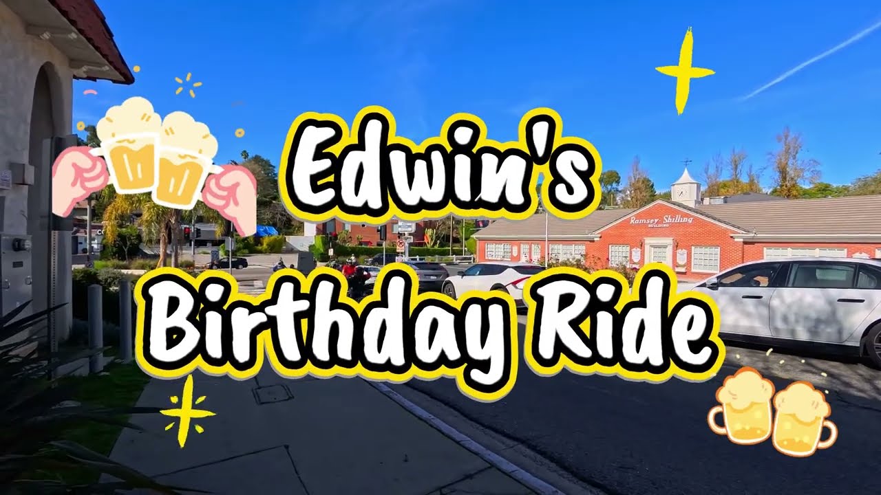 Edwin's Birthday Ride