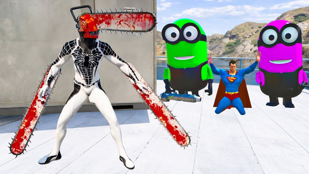 Spider-Man vs Minions in GTA 5 | Nonstop Extreme Ragdoll Fight Gameplay