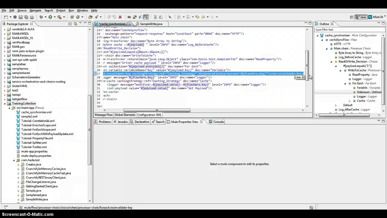 Mule- Cache and Invalidate cache