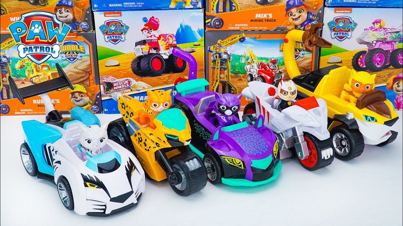 Paw Patrol Toys Collection Unboxing | Rescue Wheels | Aqua Pups | Paw Patrol Cat Pack Rescue Toys
