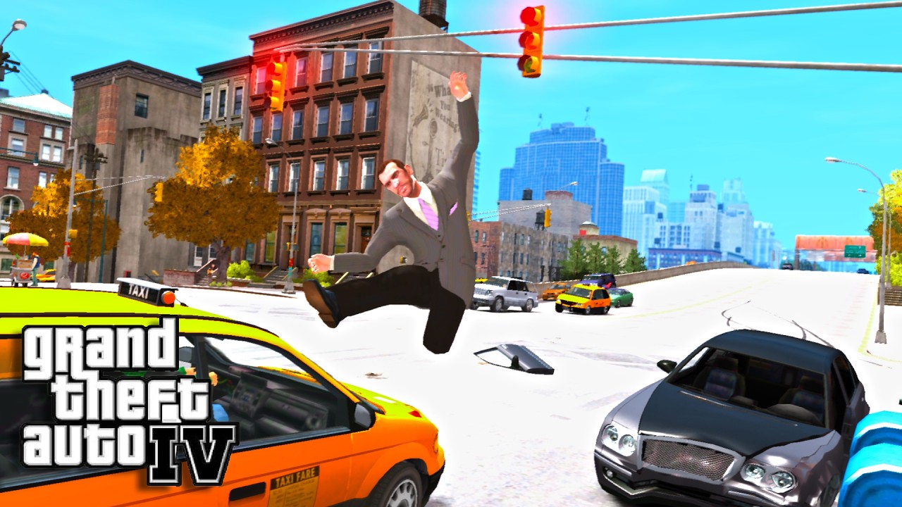 GTA 4- EPIC CRASHES & RAGDOLLS #27