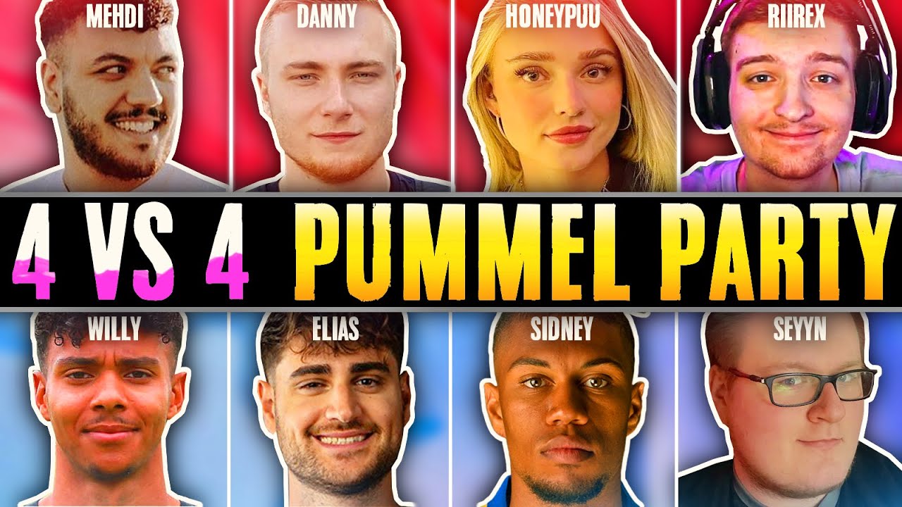 4 vs. 4 PUMMEL PARTY! 😱👑 ft. ELI, WILLY, SIDNEY, ISA, MEHDI, SEYYN & RIIREX 🎲 | SolutionLIVE