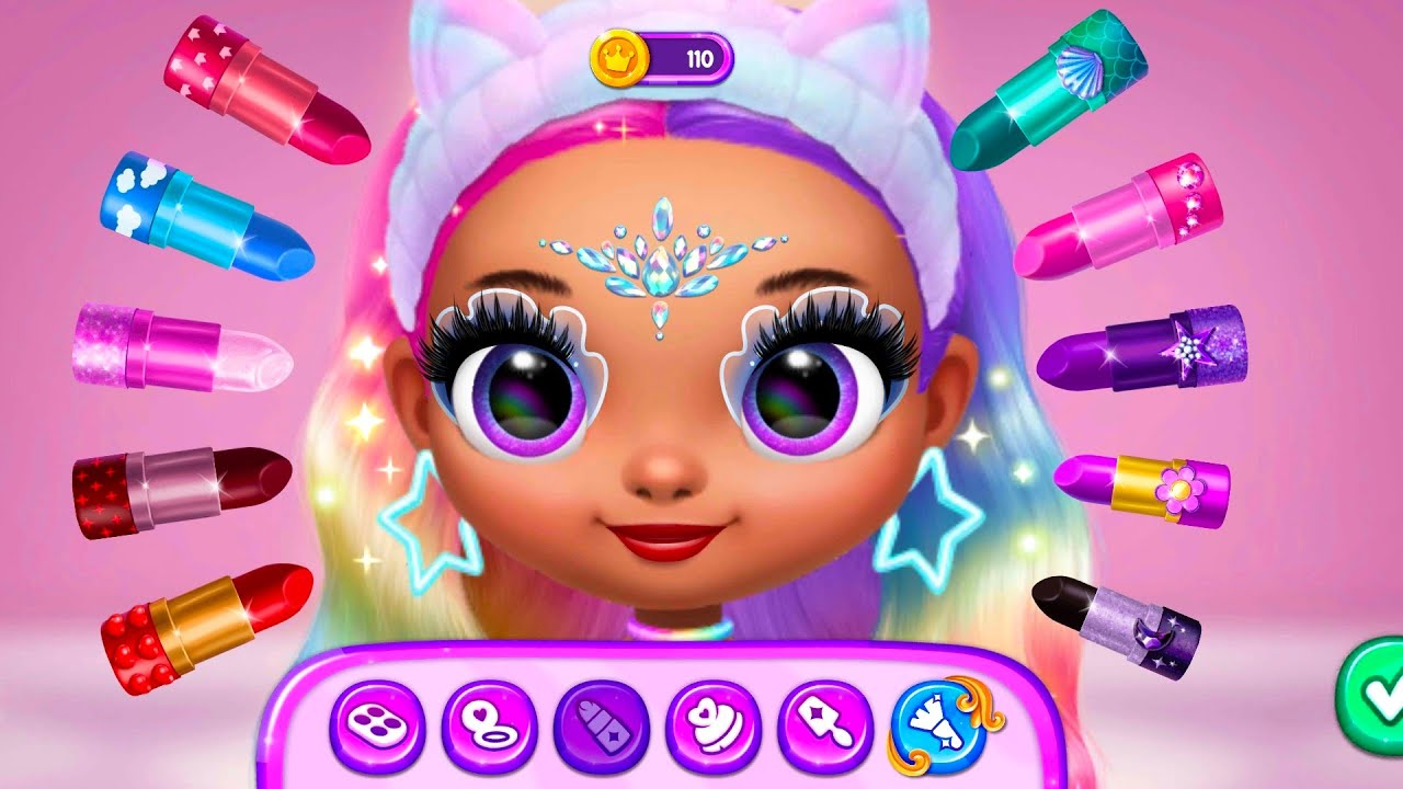 Makeup princess enchanted castle game 