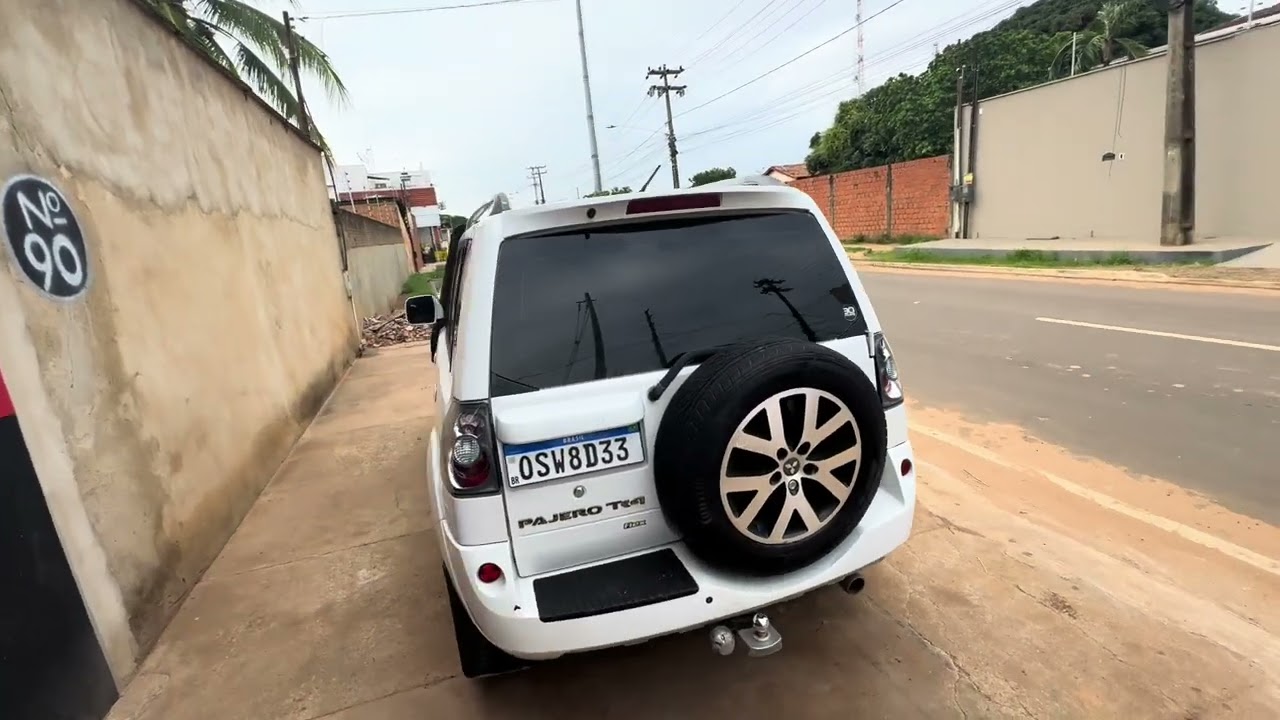 Substitui a mola original da Pajero TR4 pela mola da Pajero GNV e ficou top demais!!!!
