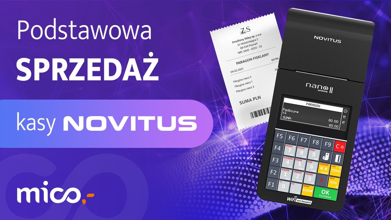 Sprzedaż i anulowanie paragonu na kasach Novitus 🧾🤑