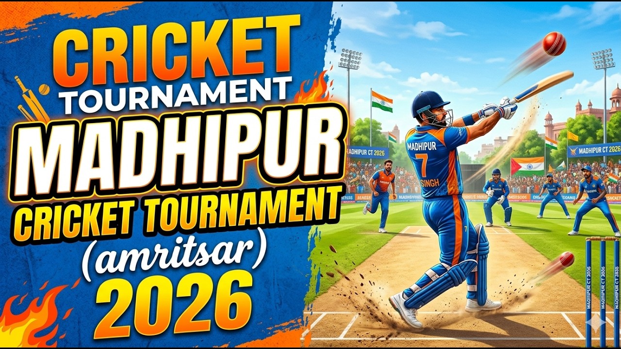 🟢LIVE⚡️FINAL DAY ⚡️MADHIPUR CRICKET TOURNAMENT ( AMRITSAR )  2026