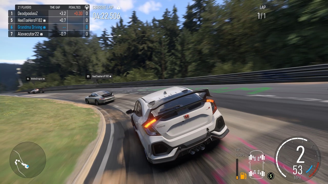 Honda Civic Type R FK8 - The King of FWD on the Nürburgring (Forza Motorsport)