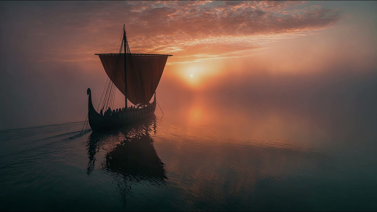 When Vikings Raided Towns With Longships – Norse Ambient Mix | 432hz Norse Female Vocals