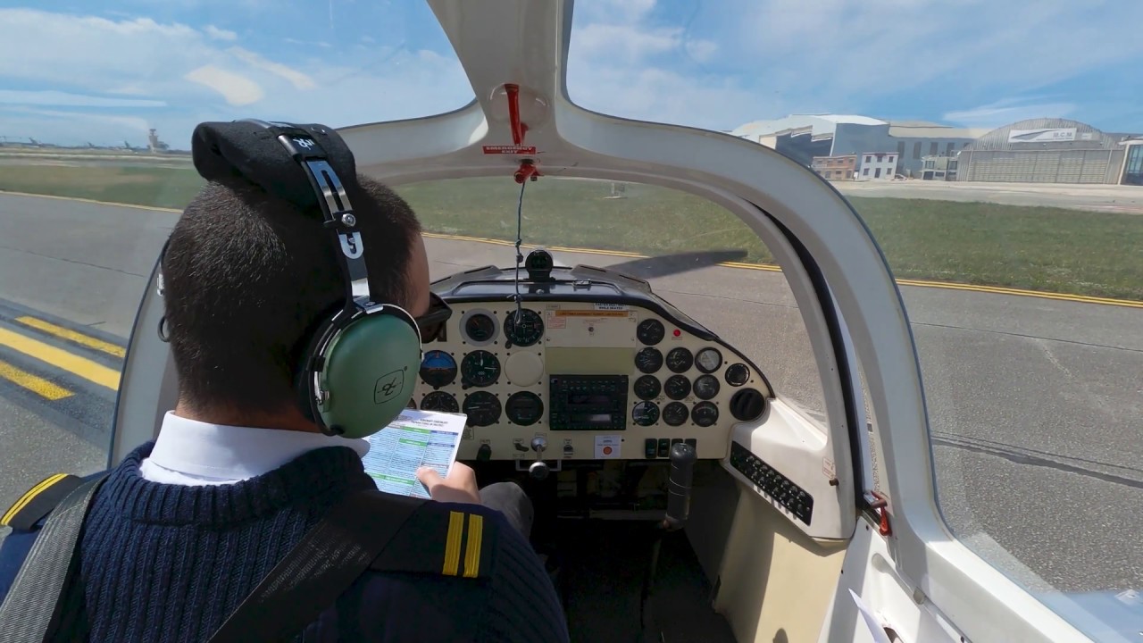 Tecnam P2002 Startup & Circuits at LMML w/ ATC (9H-PIC) 4K60