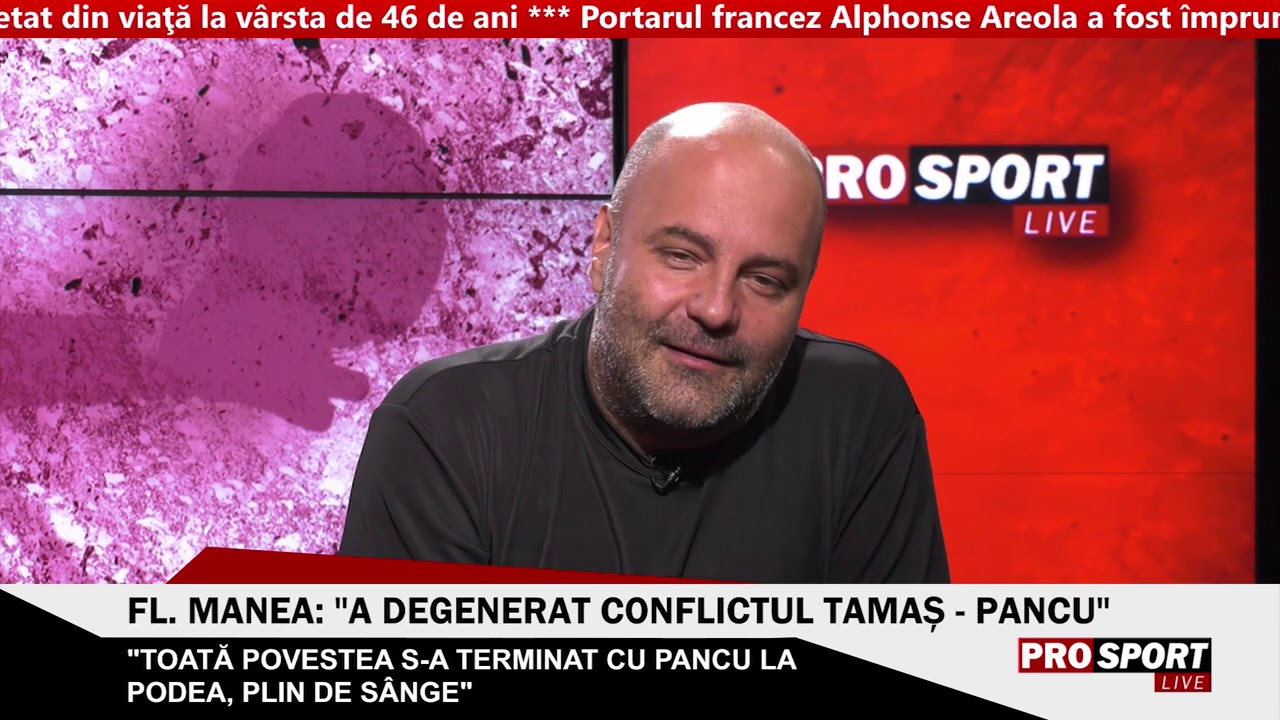 Fl. Manea a povestit incidentul cu Pancu și Tamaș: 