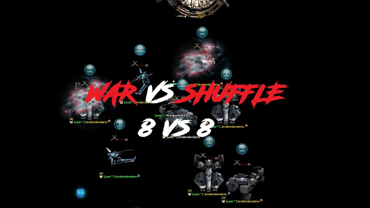 Darkorbit -  8 vs 8  &omega;&alpha;ʀ&trade; vs  [⛬] Shuffle ( UNCUT Shock POV ) [GE1]