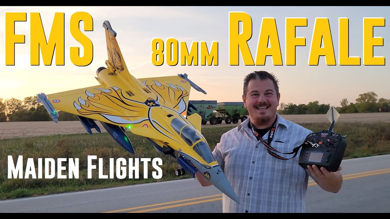 FMS - Dassault Rafale - 80mm - Reflex V2 - Maiden Flights