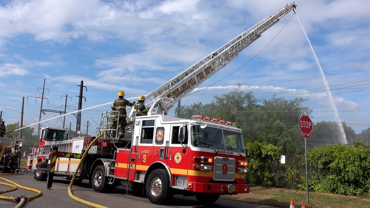 Philadelphia Fire Department Working Brush Fire - 3500 Mantua Ave